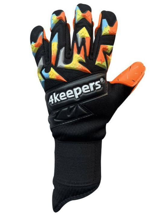 4Keepers Equip Flame NC Adults Goalkeeper Gloves Orange
