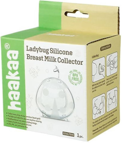 Haakaa Ladybug Flasche Zur Aufbewahrung Von Muttermilch 9.5x9cm 75ml