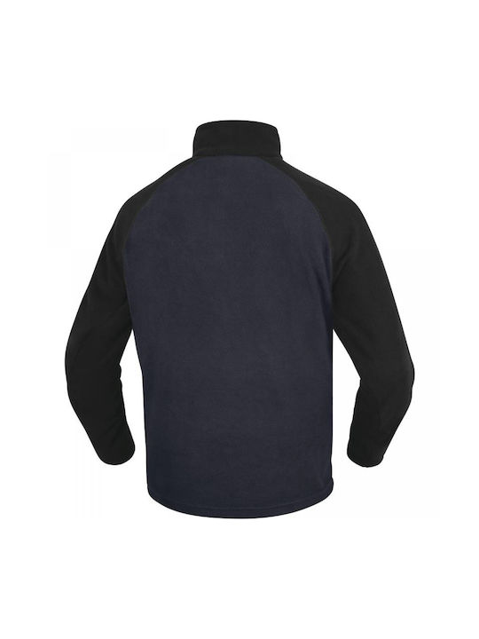 Delta Plus Alma Long Sleeve Work Sweatshirt Fleece ALMANG Blue-Black