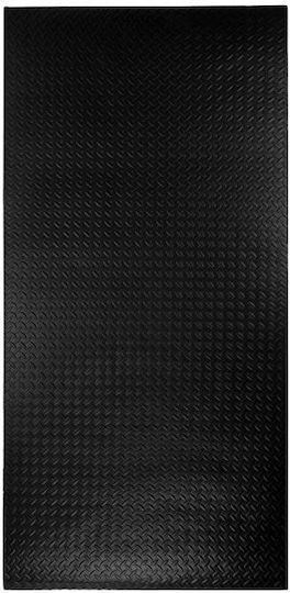 Body Sculpture Gym Exercise Equipment Floor Mat Black 200x100x0.6cm
