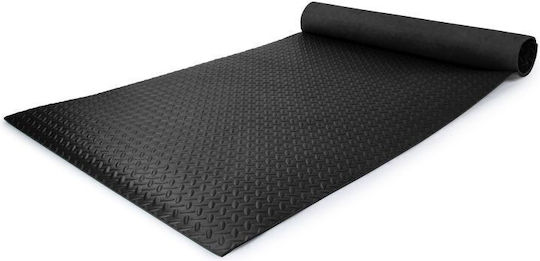 Body Sculpture Gym Exercise Equipment Floor Mat Black 200x100x0.6cm