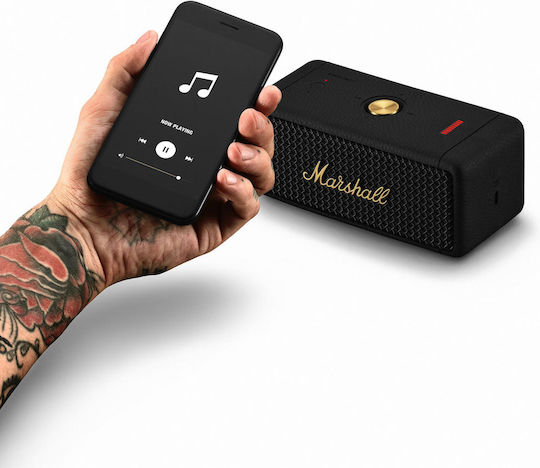 Marshall Emberton II Waterproof Bluetooth Speaker 20W with Battery Life up to 30 hours Black Brass