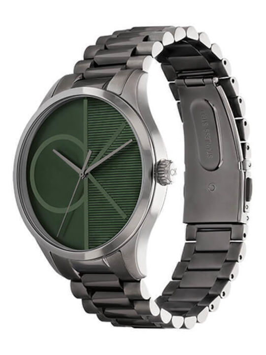 Calvin Klein Iconic Battery Watch with Metal Bracelet