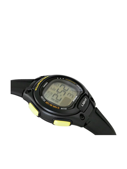 Casio Standard Digital Ceas de Damă cu Negru Curea din Cauciuc