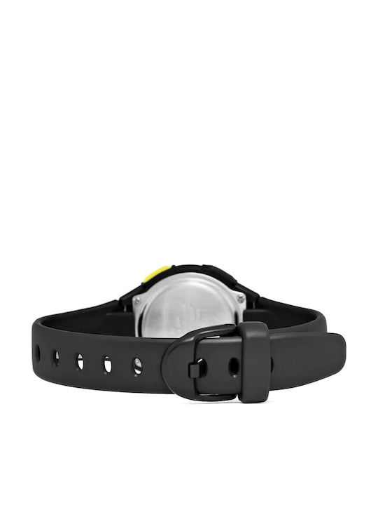 Casio Standard Digital Ceas de Damă cu Negru Curea din Cauciuc