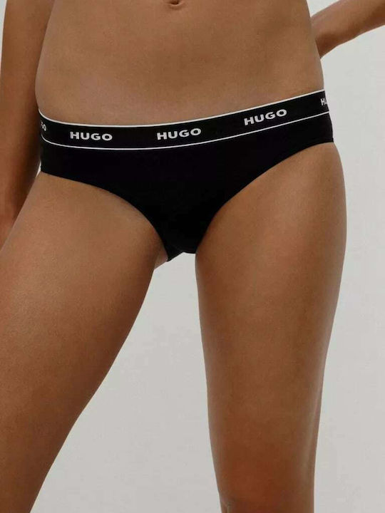Βαμβακερά Γυναικεία Slip 3Pack Μαύρα