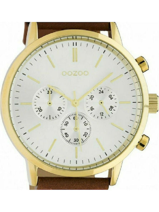 Oozoo Timepieces Summer XL Ρολόι με Δερμάτινο Λουράκι Oozoo Timepieces Summer XL Ρολόι με Δερμάτινο Λουράκι