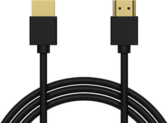 Blow HDMI 2.0 Premium High Speed 4K 60Hz HDR Cable HDMI male - HDMI male 3m Μαύρο