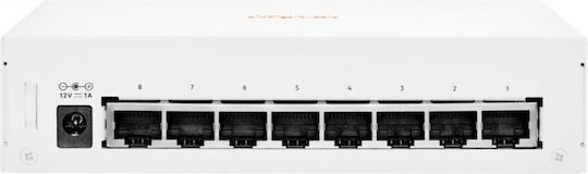 Aruba Instant On 1430 8G Unmanaged L2 Switch with 8 Gigabit (1Gbps) Ethernet Ports