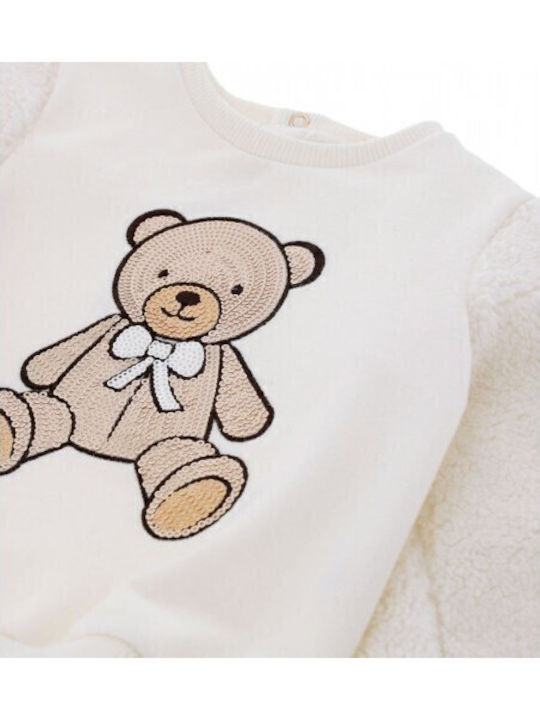 Kinder-Sweatshirt Ecru