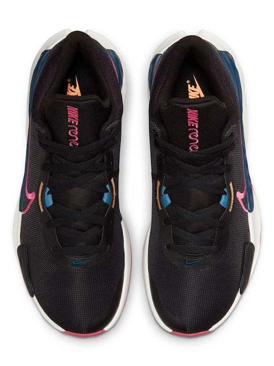 Renew Elevate III Low Basketball Shoes Black / Pinkcicle / Valerian Blue