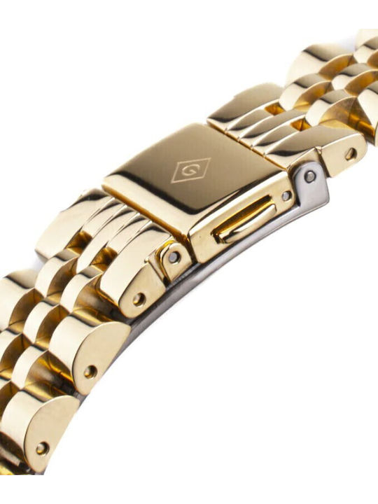 Gant Sussex Γυναικείο Ρολόι 33mm Μπαταρίας με Χρυσό Μεταλλικό Μπρασελέ