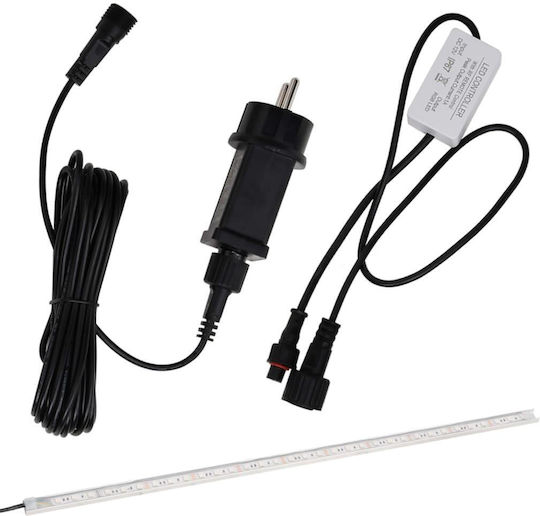 vidaXL Poolzubehör mit LED-Beleuchtung 8x60x21cm Gray