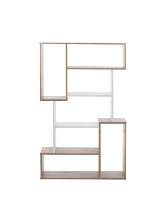 Bookcase Shay White 85x22x140cm