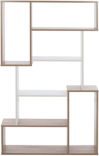 Bibliotecă Shay Albă 85x22x140εκ.