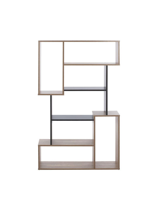 Bookcase Shay Grey 85x22x140cm