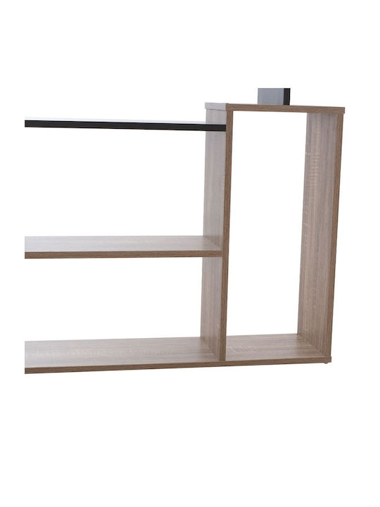 Bookcase Shay Grey 85x22x140cm