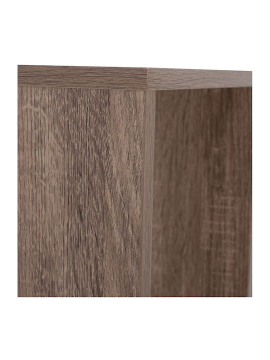 Bookcase Shay Grey 85x22x140cm