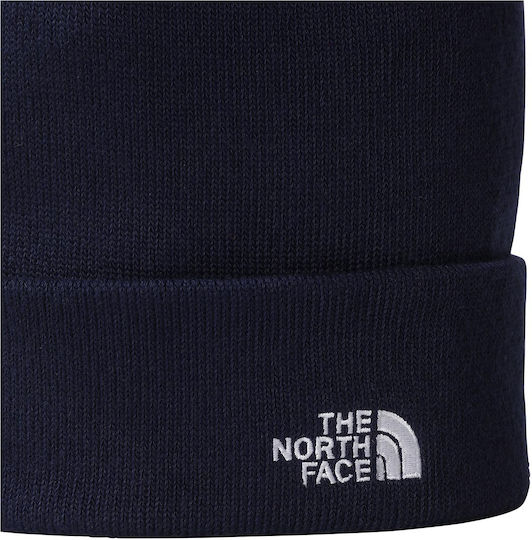 Beanie Unisex Beanie Gestrickt in Marineblau Farbe