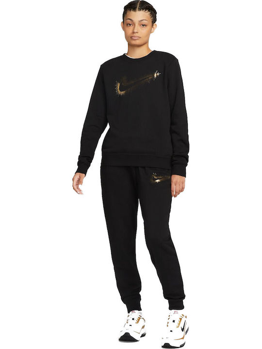 Nike Hanorac pentru Femei Cu glugă Negru