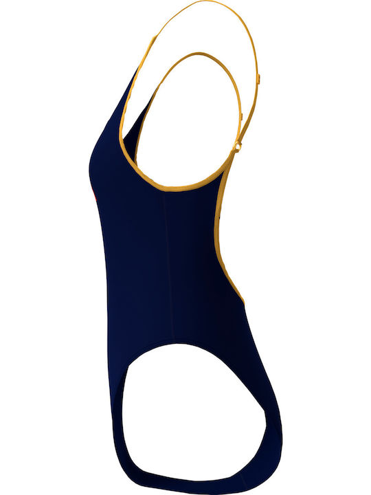 One Piece Swimsuit Navy Blue