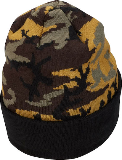 Beanie Unisex Beanie Gestrickt in Khaki Farbe