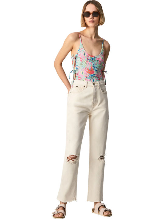 Blair Badeanzug Blumen Washed Pink