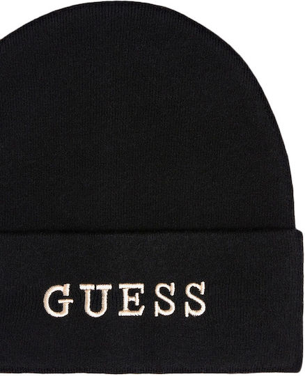 Beanie Γυναικείος Σκούφος Πλεκτός σε Μαύρο χρώμα