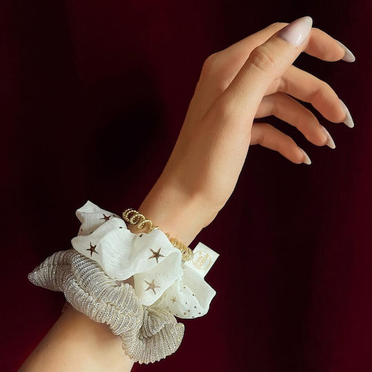 Invisibobble Original Time To Shine Scrunchie Λευκό