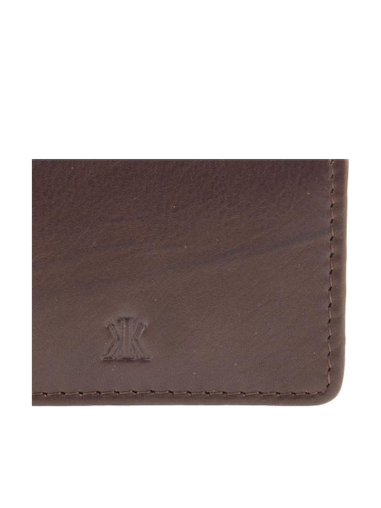 Leather Men's Wallet Cards Brown