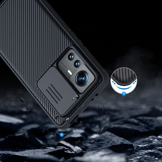 Nillkin CamShield Pro Back Cover Plastic 0.2mm Negru (Xiaomi 12T Pro)