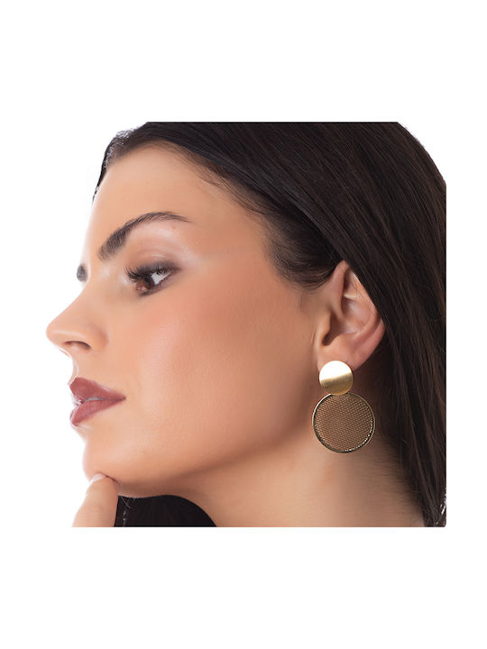 Bode Earrings Dangling made of Steel Gold Plated