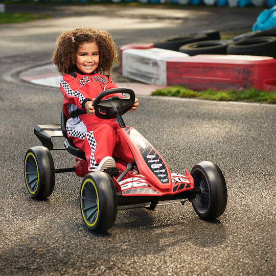 Reppy GP Go Kart Cu Un Loc Cu Pedală Roșu