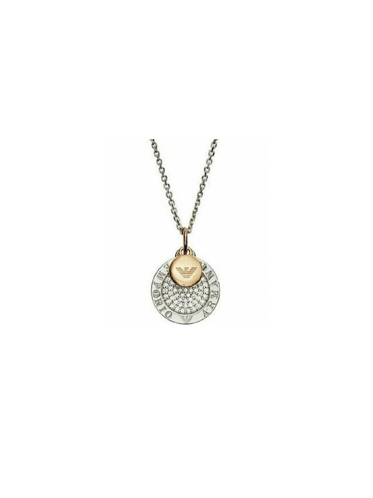 Emporio Armani Necklace from Silver with Zircon