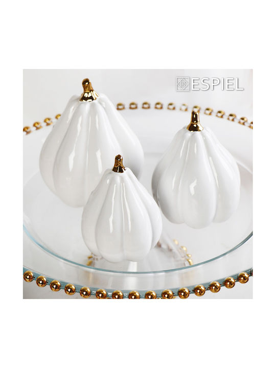 Espiel Decorativă Dovleac din Ceramică 10x10x12.5cm 1buc