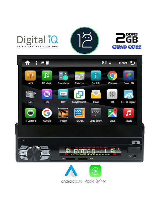 Digital IQ Car-Audiosystem 1DIN (Bluetooth/USB)