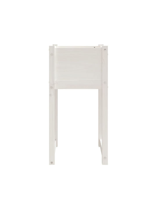 vidaXL Set 2 Blumenkästen Holz Weiße