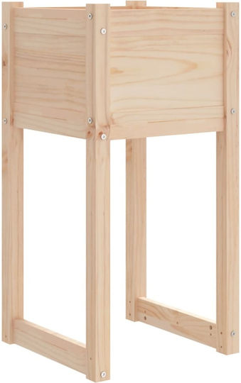 vidaXL Set of 2 Wooden Planter Boxes Brown 40cm