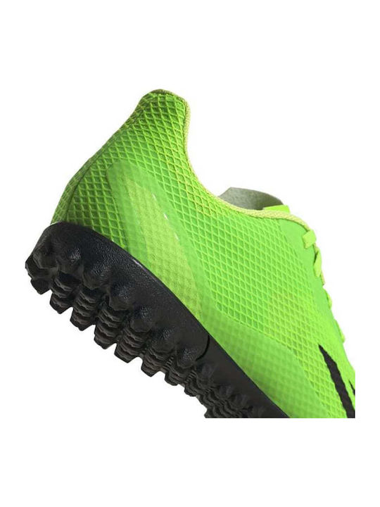 adidas X Speedportal 4 Football Shoes with Molded Cleats Solar Green / Core Black / Solar Yellow