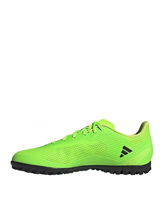 adidas X Speedportal 4 Football Shoes with Molded Cleats Solar Green / Core Black / Solar Yellow
