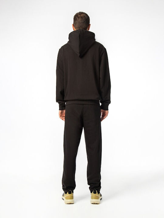 Sweatshirt mit Kapuze Schwarz