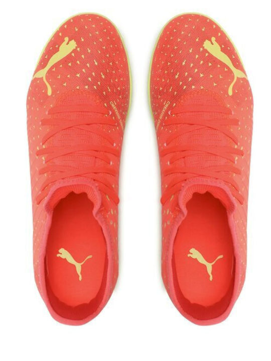 PUMA Future Z 4.4 Football Shoes with Molded Cleats Fiery Coral / Fizzy Light / Puma Black / Salmon