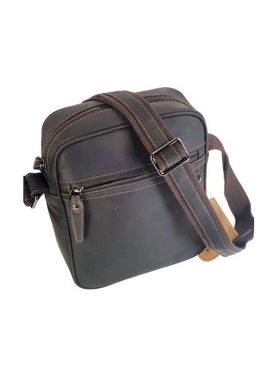 Shoulder bag AC 50002 leather brown