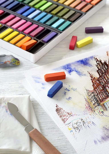 Faber-Castell Soft Pastels Crayons Set 72 Colours