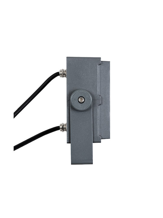 GloboStar Flood-Tiny Outdoor Floor Lamp LED Wall Washer 27W RGBW IP65 Gray
