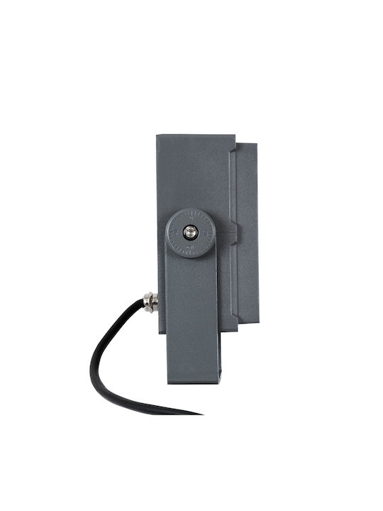 GloboStar Flood-Tiny Outdoor Floor Lamp LED Wall Washer 27W with Natural White Light IP65 Gray