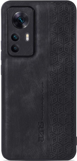 AZNS Back Cover Piele artificială Negru (Xiaomi 12T 5G)