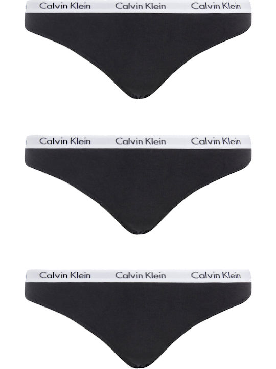 Βαμβακερά Women's Slip 3Pack Black