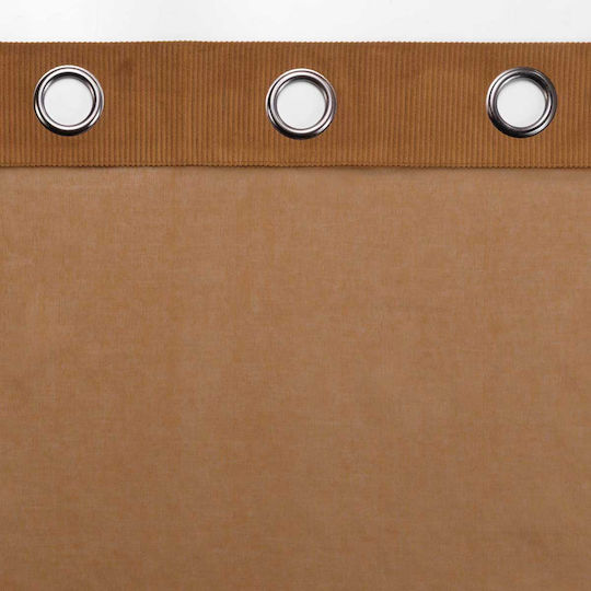Curtain with Grommets L-C Casual Voilage Camel 140x240cm