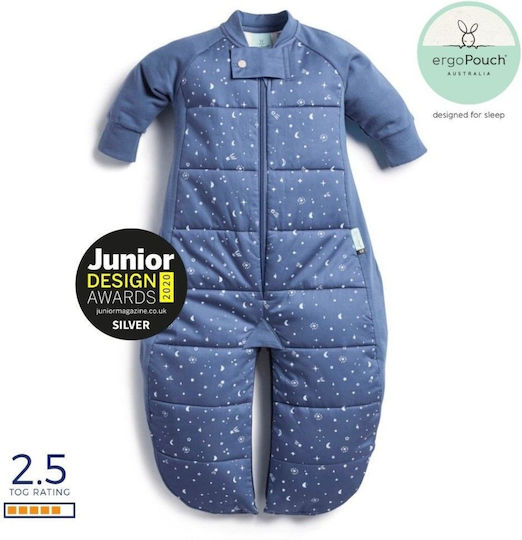 Ergo Pouch Winter Schlafsack mit Füßen Sleep Suit Bag 2.5 Tog Sky